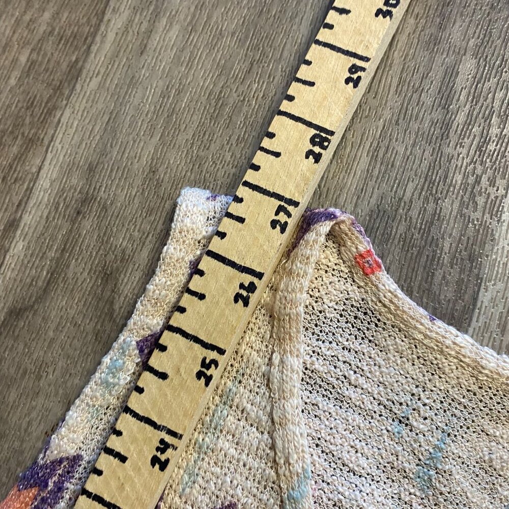 Ginger G Knit Patterned Tank Top Size Large - Picture 5 of 5